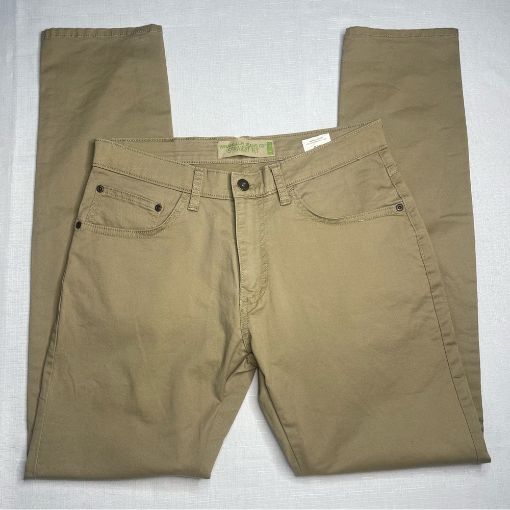 Wrangler Flex Straight Fit Khacki Pants (30x30) - Picture 6 of 12
